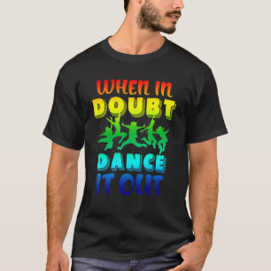 Farbenfrohe Tanzlehrerin T-Shirt