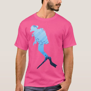 Farbenfrohe Tauchen T-Shirt