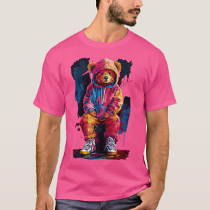 Farbenfrohe Teddybären Männer Frauen Kinder Hüftkl T-Shirt