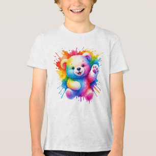 Farbenfrohe Teddybären Niedlicher Sommer T - Shirt