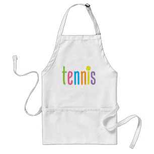 Farbenfrohe Tennis-Schürze Schürze