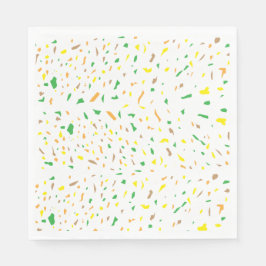 Farbenfrohe Terrazzo Pieces Serviette