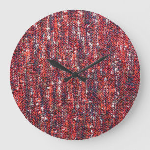 Farbenfrohe Textur: Gemütlicher Hintergrund Große Wanduhr