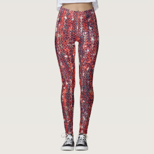 Farbenfrohe Textur: Gemütlicher Hintergrund Leggings