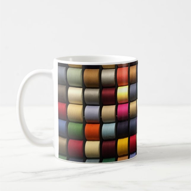 Farbenfrohe Threadpools Tasse (Links)