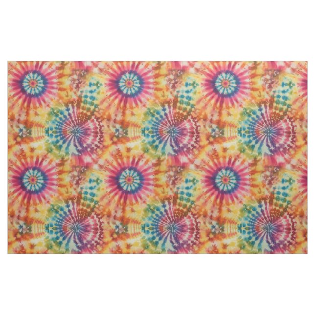 Farbenfrohe Tie-Dye  Stoff (Yard (91,4 cm))