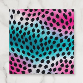 Farbenfrohe Tierdruckerei Geschenkartikel Tags Geschenkanhänger