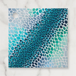 Farbenfrohe Tierdruckerei Geschenkartikel Tags Geschenkanhänger