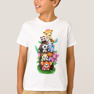 Farbenfrohe Tierwelt T-Shirt