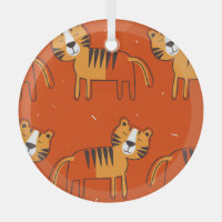 Farbenfrohe Tigers Hand Drawn Decke