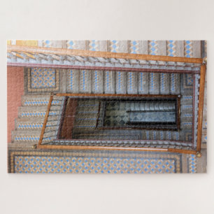 Farbenfrohe Tile-Treppe Barcelona - 20x30 - 1014 S Puzzle