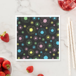Farbenfrohe Tische Serviette