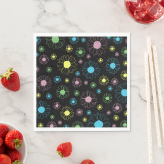 Farbenfrohe Tische Serviette