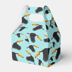 Farbenfrohe Toucan Tropical Bird Muster Geschenkschachtel