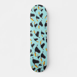 Farbenfrohe Toucan Tropical Bird Muster Skateboard