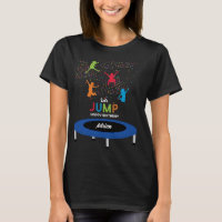 Farbenfrohe Trampolin Park Jump Kindergeburtstag P