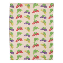 Farbenfrohe Traubenmuster