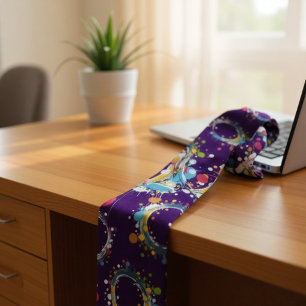 Farbenfrohe Traumwelt Krawatte