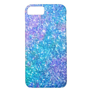 Farbenfrohe trendy Glitzer Print iPhone 8/7 Hülle