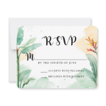 Farbenfrohe Tropenblumenhochzeit