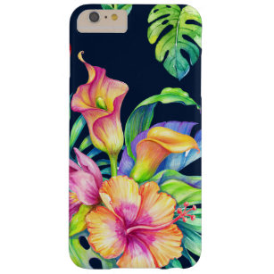 Farbenfrohe tropische Blume Bouquet Design GR3 Barely There iPhone 6 Plus Hülle