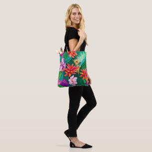Farbenfrohe tropische Blume Muster