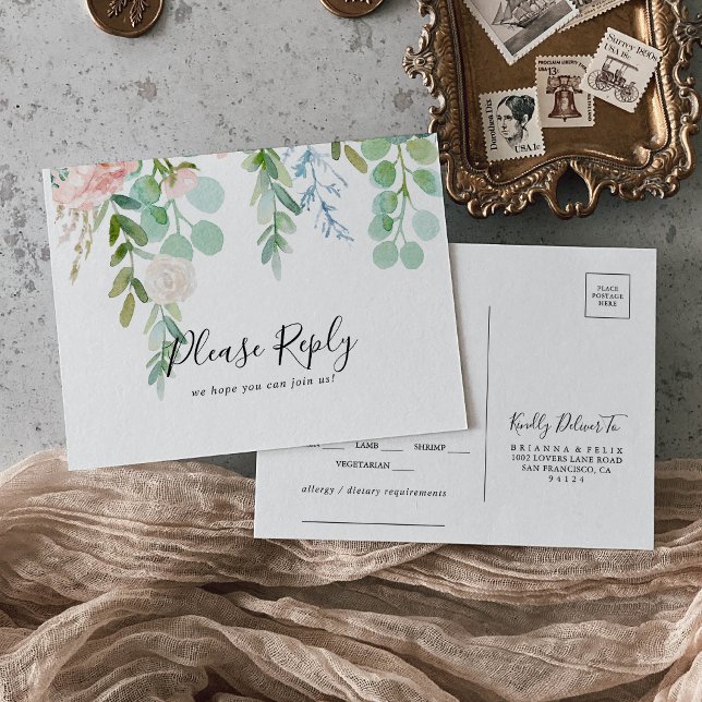 Farbenfrohe tropische Blumenkarte UAWG Postkarte (Von Creator hochgeladen)