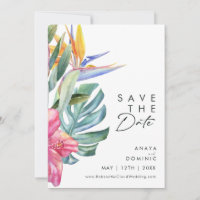 Farbenfrohe tropische Flora | Vertical