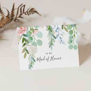 Farbenfrohe tropische florale Hochzeitsgesellschaf Dankeskarte