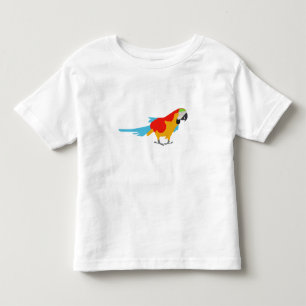 Farbenfrohe tropische Maca Kleinkind T-shirt