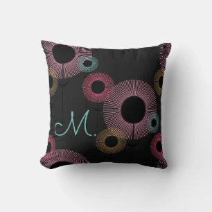 Farbenfrohe tropische Minimal-Muster Kissen