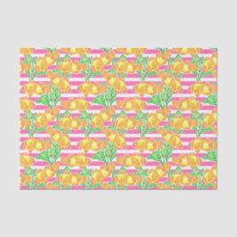 Farbenfrohe tropische Schildkrötenmuster Seidenpapier