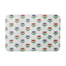 Farbenfrohe Tulip Bath Mat Badematte