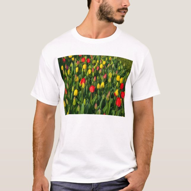 Farbenfrohe Tulissen T-Shirt (Vorderseite)