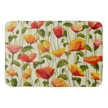 Farbenfrohe Tulpenmuster mit Blätter Venen