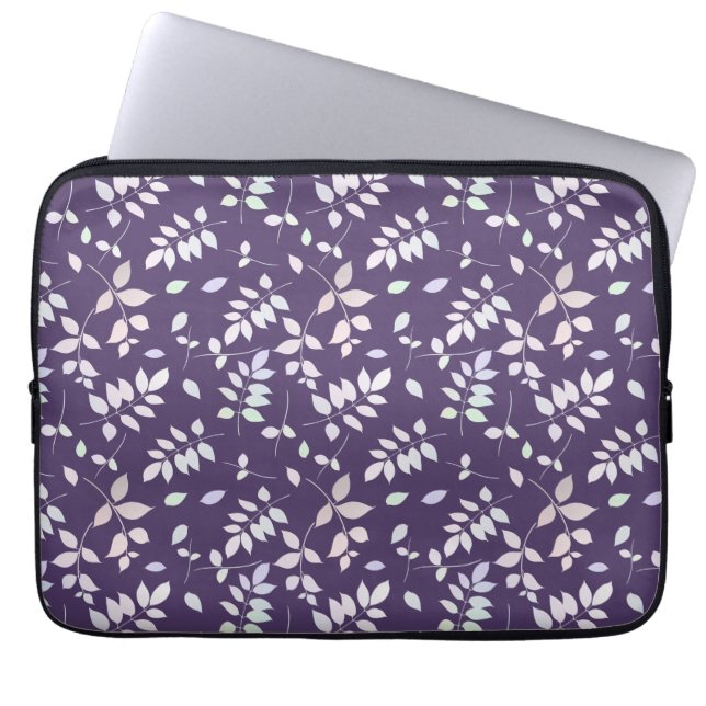 Farbenfrohe Twigs Laptopschutzhülle (Vorderseite)