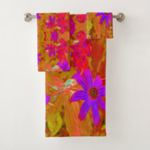 Farbenfrohe Ultra-Violet-, Magenta- und Rote Wildb