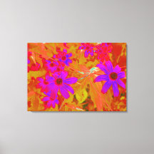 Farbenfrohe Ultra-Violet-, Magenta- und Rote Wildb