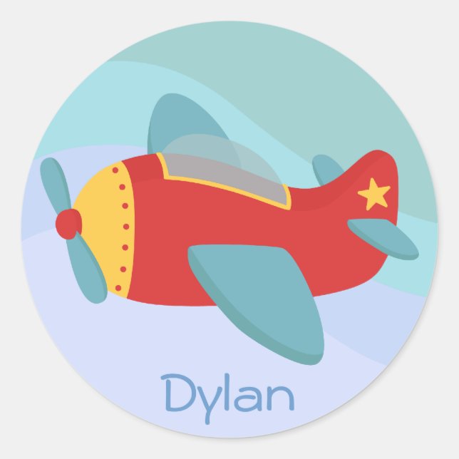 Farbenfrohe und ansprechende Cartoon-Maschine Runder Aufkleber (Vorderseite)