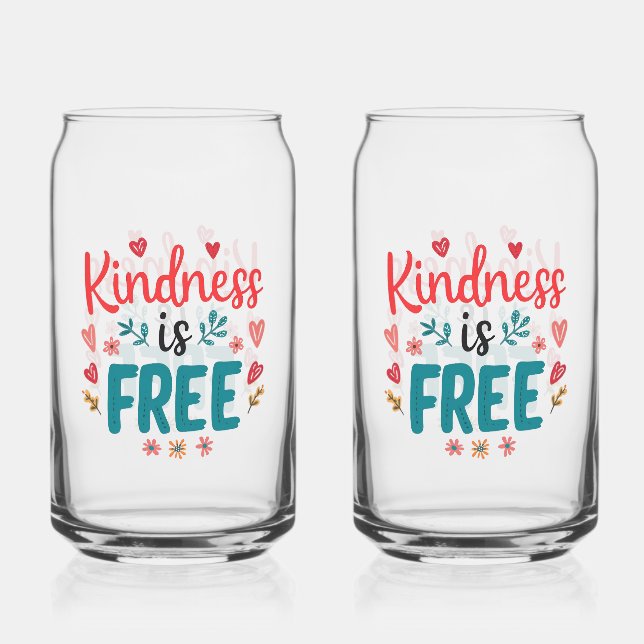 Farbenfrohe und aufblühende Gütesiegel Dosenglas (Vorderseite)