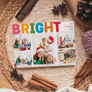 Farbenfrohe und helle Jahre im Foto des 8. Feiertagskarte