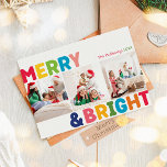 Farbenfrohe und helle Jahre im Foto Review 3 Feiertagskarte<br><div class="desc">Genießen Sie die Freude und die Magie der Urlaubssaison mit dieser einzigartigen und festlichen, bunten fröhlichen und hellen Jahr in Rezension 3 Foto-Urlaubskarte. Das einfache, aber lustige Design zeichnet sich durch eine Rot-, Grün-, Gelb-, Blau-, Orange- und Rosa-Farbpalette aus, die eine lebhafte und fröhliche Atmosphäre schafft. Die kreative und minimalistische...</div>