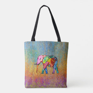 Farbenfrohe und Niedliche Regenbogen-Elefant Tote-