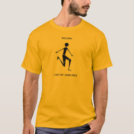 Farbenfrohe und Phantastische Silhouette Athlete T-Shirt