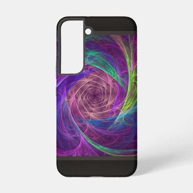 Farbenfrohe Unendlichkeit Samsung Galaxy Hülle (Rückseite)