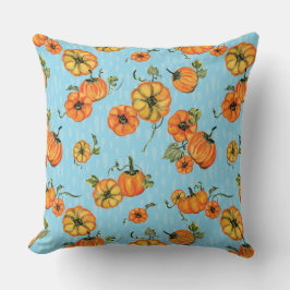 Farbenfrohe Unterdruckpumpen Orange/Blau Kissen