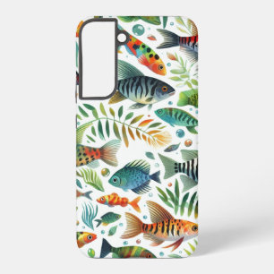 Farbenfrohe Unterwasserkunst Samsung Galaxy Hülle