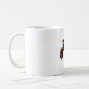 Farbenfrohe Unterwasserschildkröte traumhaft schön Kaffeetasse