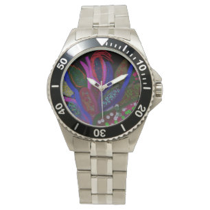 Farbenfrohe Unterwasserwelt Bracelet Watch Armbanduhr