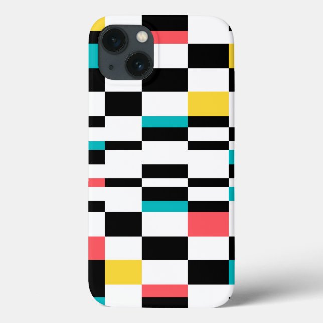 Farbenfrohe, urbane, moderne, trendige geometrisch Case-Mate iPhone hülle (Rückseite)